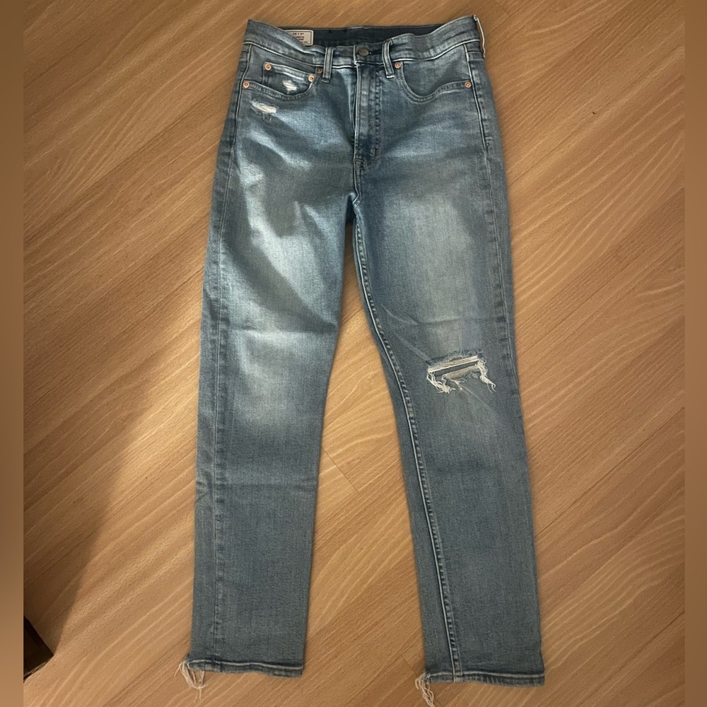 Gap high rise cigarette cheeky straight jeans